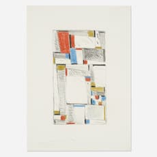 Fritz Glarner, Color Drawing for Relational Painting (1963) by Fritz Glarner