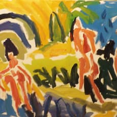 Bayard Hollins, Bathers (2016) by Baya