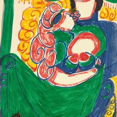 Aloïse Corbaz, Poignard Borgia de Venise (1963-1964) by Aloïse