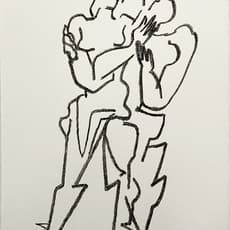 Ossip Zadkine, Hommage à Hans Arp (1967) by Hans Arp