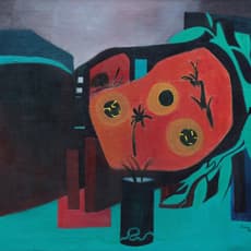 Zubeida Agha, Urban Landscape (1982) by Zubeida Agha