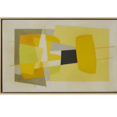 Saloua Raouda Choucair, Composition in Yellow (1962-1965) by Saloua Raouda Choucair